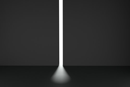 Light through open gap