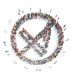 people in the shape of a smoking ban.