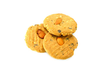 Almond Chocolate homemade pastry biscuits 