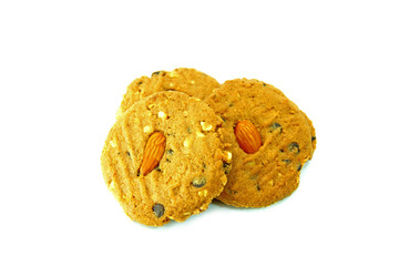 Almond Chocolate homemade pastry biscuits 