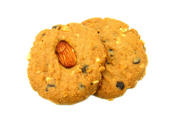 Almond Chocolate homemade pastry biscuits 