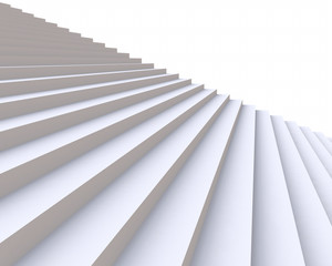 3D great white stairs