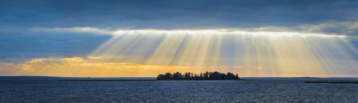 Lake sunset