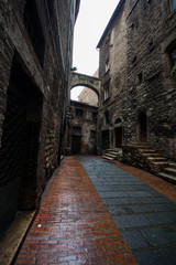 Fototapeta na wymiar Centro Storico di Perugia, Perugia, Umbria, Italia