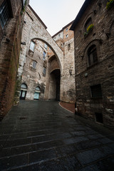 Fototapeta na wymiar Centro Storico di Perugia, Perugia, Umbria, Italia
