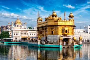 Foto op Canvas Gouden Tempel, Amritsar © Dmitry Rukhlenko