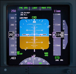 Primary Flight Display - Verkehrsflugzeug