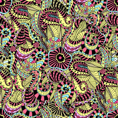 floral pattern.