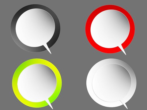 speech bubbles design