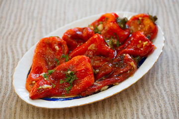 Paprika Roasted bell peppers/Paprika
