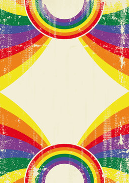Gay rainbow poster