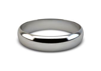 Wedding Ring White Gold