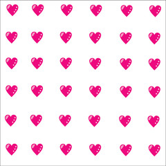 background to Valentine's Day with hearts Vector EPS10