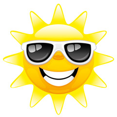 Vector illustration. Sun.