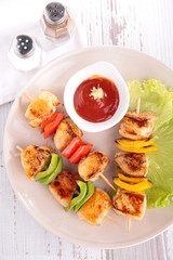 grilled chicken,barbecue