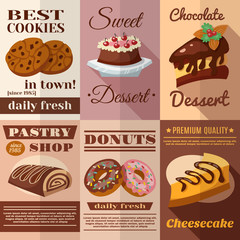 Pastry Poster Set