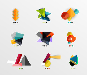 Blank geometric layouts
