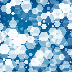 Vector abstract color 3d hexagonal. 