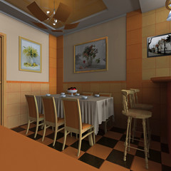 interior dining area