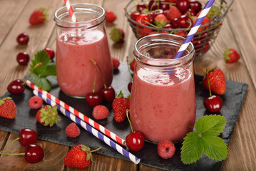Dietary berry smoothies