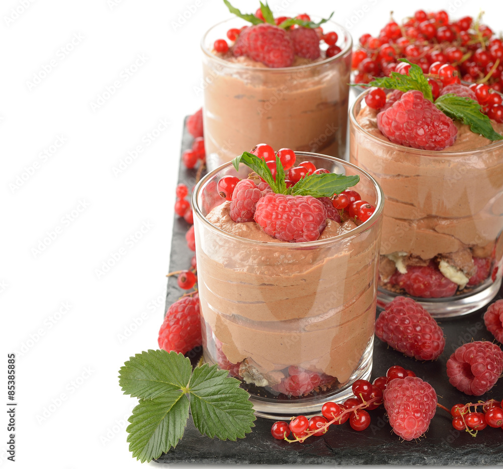 Wall mural chocolate mousse