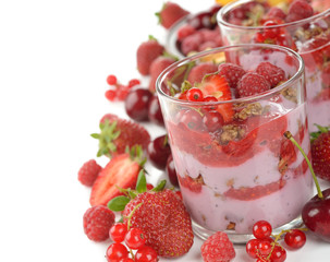 Dietary yogurt dessert