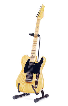 Electric Guitar On Stand