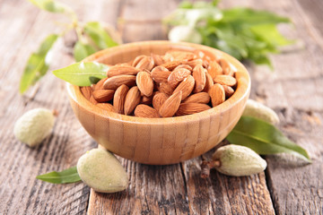 bowl with almonds