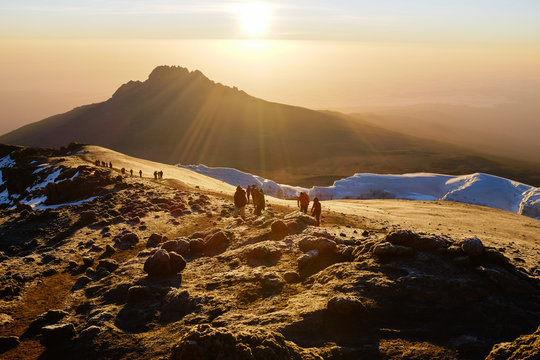 Fototapeta Kilimanjaro, Uhuru peak