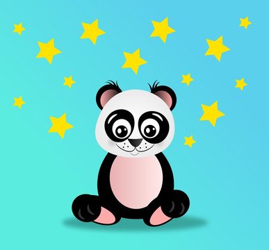 Panda in night