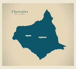 Modern Map - Chontales NI