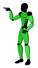 Green character design
