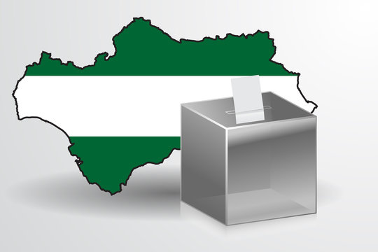 Andalucia elections vector