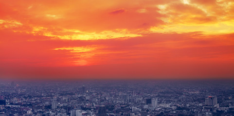 Fototapeta premium Bangkok Sunset