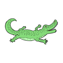 cartoon crocodile