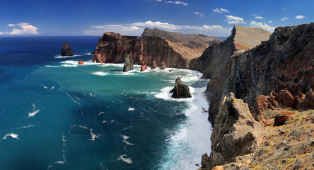 Northern coastline of Ponta de Sao Lourenco (Madeira)