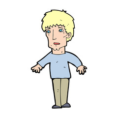cartoon surprised man