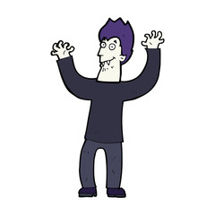 cartoon halloween vampire