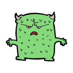 cartoon little alien