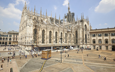 Obraz premium Milan Cathedral Square