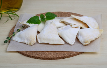 Raw potato dumplings