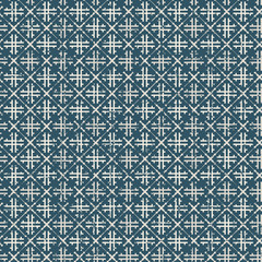 Seamless vintage worn out check pattern cloth background.