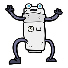 cartoon robot