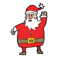 cartoon santa claus