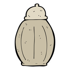 cartoon old jar