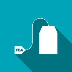 Vector tea bag icon. Food icon. Eps10