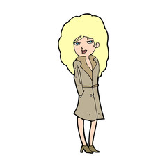 cartoon female spy