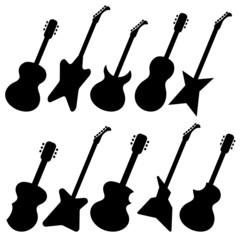 Fototapeta premium Guitars