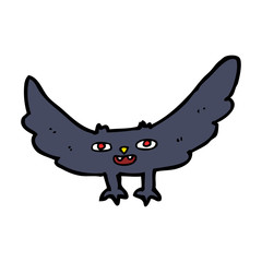 cartoon spooky vampire bat