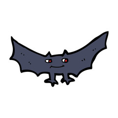 cartoon spooky vampire bat